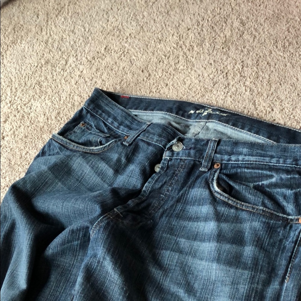 7 dark wash jeans